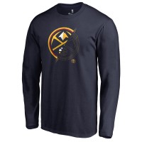 Denver Nuggets Navy X-Ray Long Sleeve T-Shirt