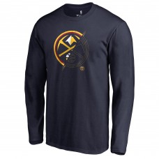 Denver Nuggets Navy X-Ray Long Sleeve T-Shirt