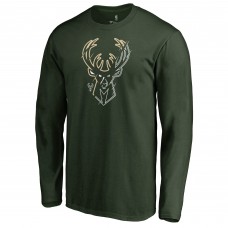 Футболка с длинным рукавом Milwaukee Bucks X-Ray - Green