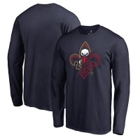 Футболка с длинным рукавом New Orleans Pelicans X-Ray - Navy