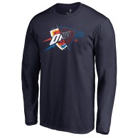 Футболка с длинным рукавом Oklahoma City Thunder Navy X-Ray