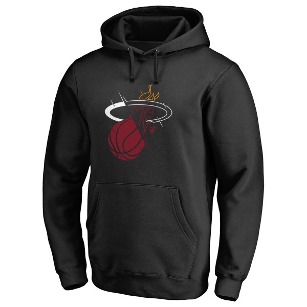 Miami Heat Black X-Ray Pullover Hoodie