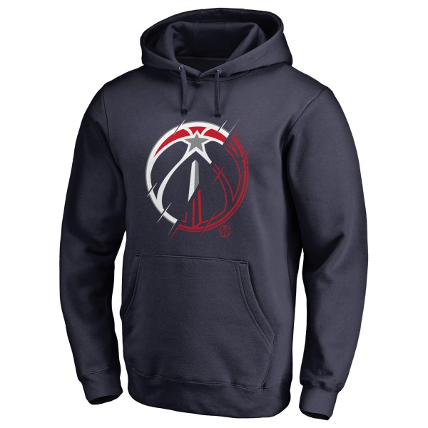 Толстовка с капюшоном Washington Wizards X-Ray - Navy - фирменная одежда NBA