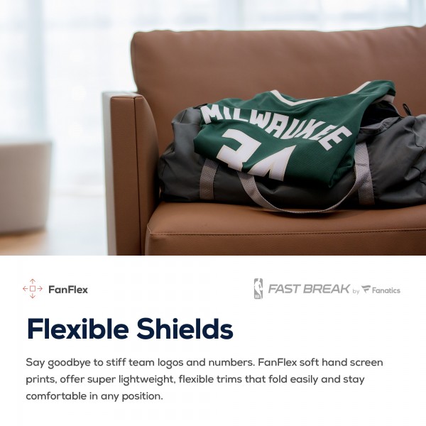 Игровая майка Antetokounmpo Milwaukee Bucks Fast Break Replica Green - Icon Edition - оригинальная джерси НБА