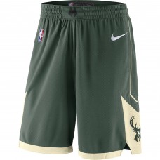 Milwaukee Bucks Nike 2019/20 Icon Edition Swingman Shorts - Green
