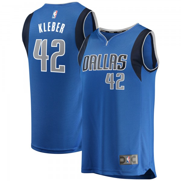 Игровая майка Maxi Kleber Dallas Mavericks Fast Break Replica Team Color Royal - Icon Edition - оригинальная джерси НБА