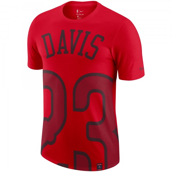 Футболка Anthony Davis New Orleans Pelicans Nike Oversized - Red