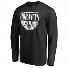 Футболка с длинным рукавом Charlotte Hornets Black Buckets