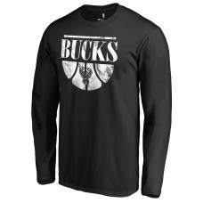 Футболка с длинным рукавом Milwaukee Bucks Buckets - Black