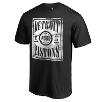 Detroit Pistons Black Court Vision T-Shirt