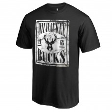 Футболка Fanatics Branded Milwaukee Bucks Black Court Vision