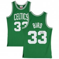 Autographed Boston Celtics Larry Bird Fanatics Authentic Green Mitchell & Ness Swingman Jersey