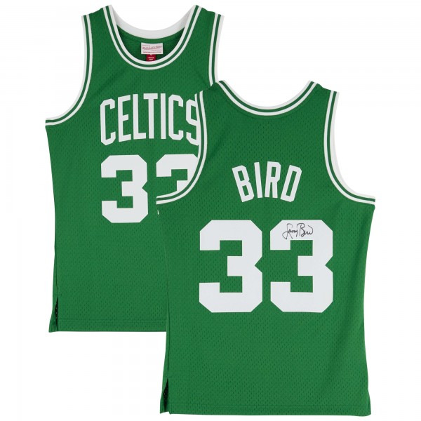Autographed Boston Celtics Larry Bird Fanatics Authentic Green Mitchell & Ness Swingman Jersey