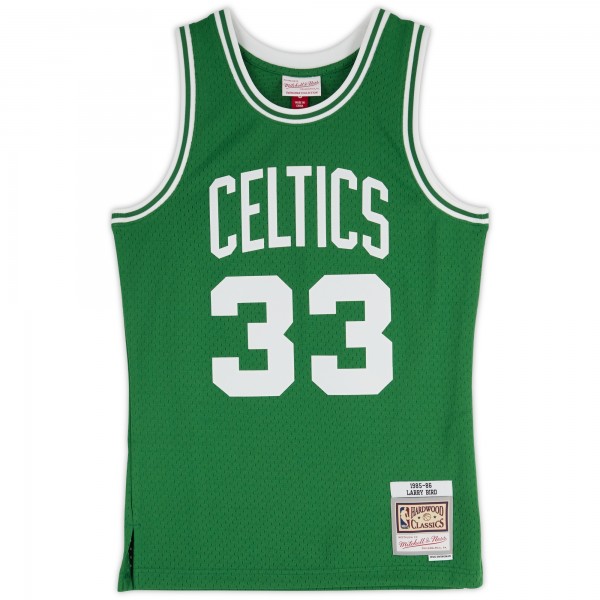 Autographed Boston Celtics Larry Bird Fanatics Authentic Green Mitchell & Ness Swingman Jersey