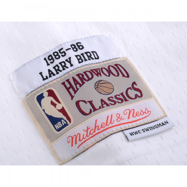 Autographed Boston Celtics Larry Bird Fanatics Authentic White Mitchell & Ness Swingman Jersey