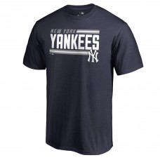 New York Yankees Navy Onside Stripe T-Shirt