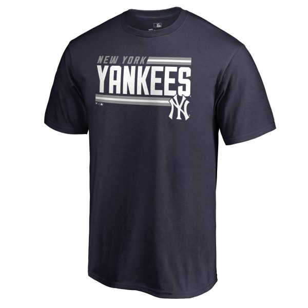New York Yankees Navy Onside Stripe T-Shirt