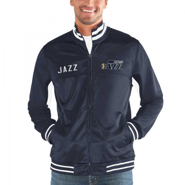 Кофта на молнии Utah Jazz G-III Sports by Carl Banks Big Shot Full-Zip Track - Navy