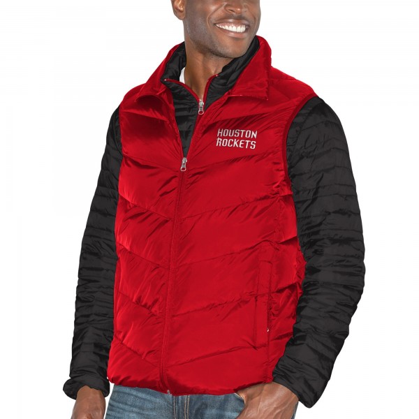 Куртка и жилетка Houston Rockets G-III Sports by Carl Banks Three & Out 3-in-1 System - Red/Black