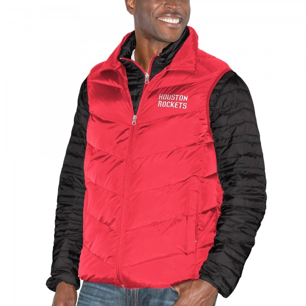 Куртка и жилетка Houston Rockets G-III Sports by Carl Banks Three & Out 3-in-1 System - Red/Black