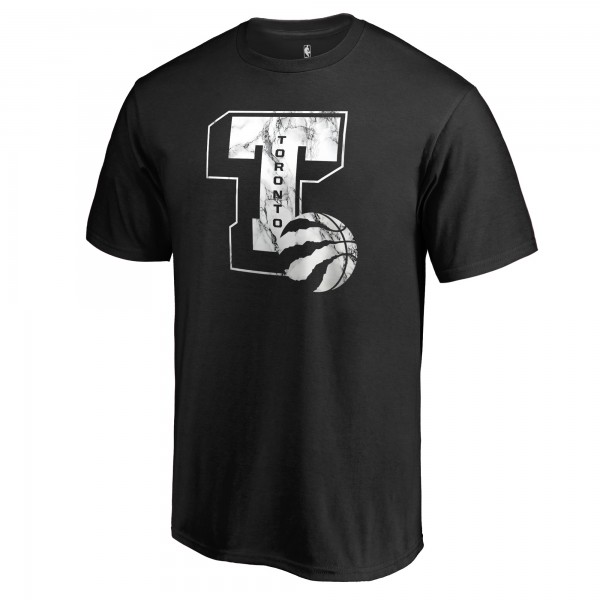 Toronto Raptors Black Letterman T-Shirt