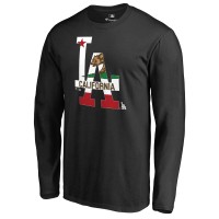 Los Angeles Dodgers Black Hometown Collection Cali Flag Long Sleeve T-Shirt