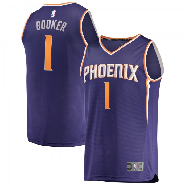 Игровая форма  Devin Booker Phoenix Suns Fast Break Replica Player - Icon Edition - Purple
