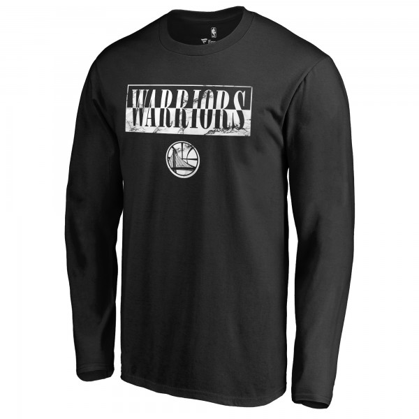 Golden State Warriors Draymond Green Black Yin & Yang Name and Number Long Sleeve T-Shirt