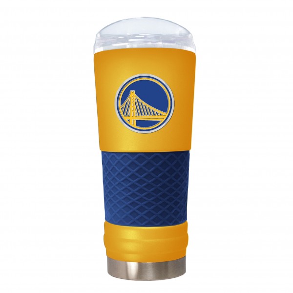 Golden State Warriors Yellow 24oz. Powder Coated Draft Travel Mug