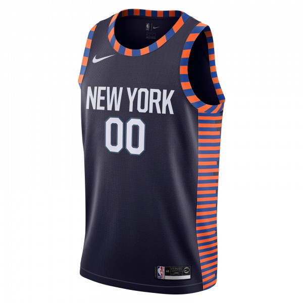 Именная игровая джерси New York Knicks Nike 2019/20 Swingman - City Edition - Navy