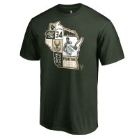 Футболка Giannis Antetokounmpo Milwaukee Bucks Player State - Hunter Green