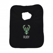 Малышам Milwaukee Bucks Black Personalized Bib