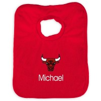 Именной слюнявчик Chicago Bulls Infant - Black