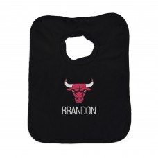 Именной слюнявчик Chicago Bulls Infant - Black