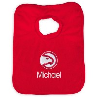 Именной слюнявчик Atlanta Hawks Infant - Red
