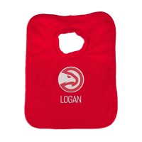 Именной слюнявчик Atlanta Hawks Infant - Red