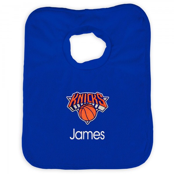 Именной слюнявчик New York Knicks Infant - Royal