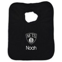 Именной слюнявчик Brooklyn Nets Infant - Black