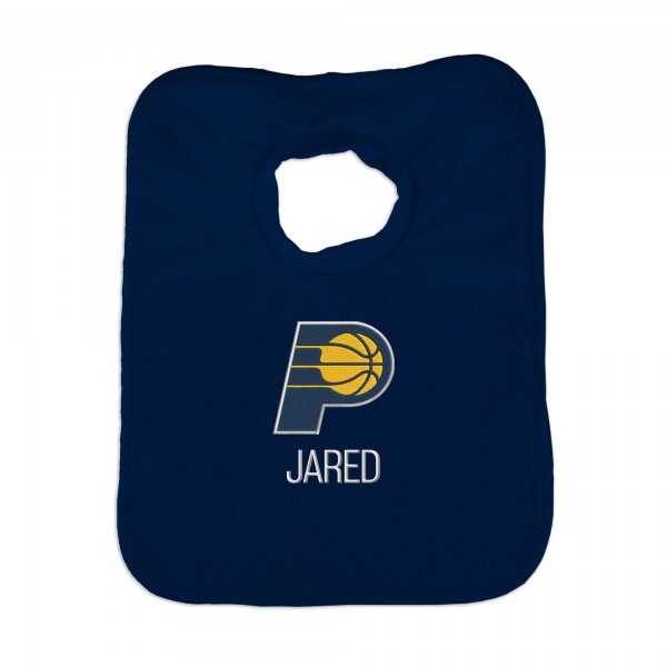 Indiana Pacers Infant Personalized Bib - Navy