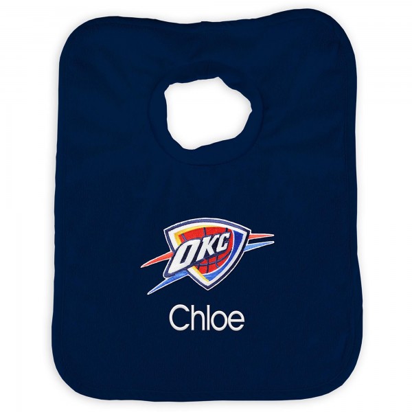 Именной слюнявчик Oklahoma City Thunder Infant - Navy
