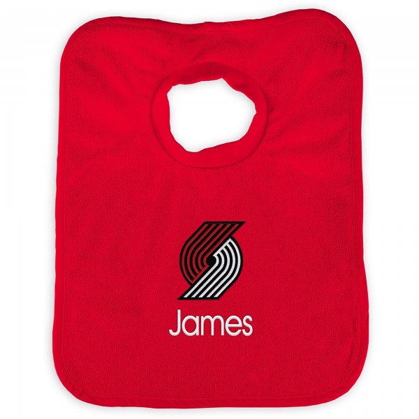 Именной слюнявчик Portland Trail Blazers Infant - Red