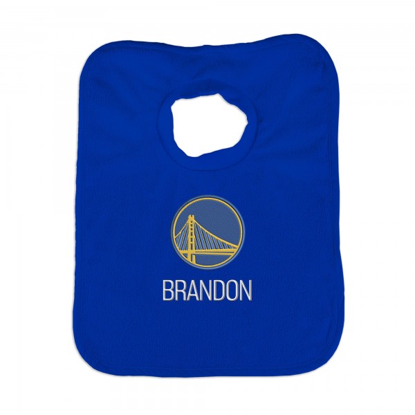 Golden State Warriors Infant Personalized Bib - Royal