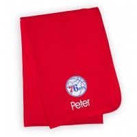 Именной плед Philadelphia 76ers Infant - Red