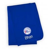 Именной плед Philadelphia 76ers Infant - Royal
