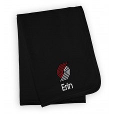 Именной плед Portland Trail Blazers Infant - Black
