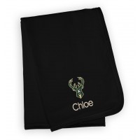 Именной плед Milwaukee Bucks Infant - Black
