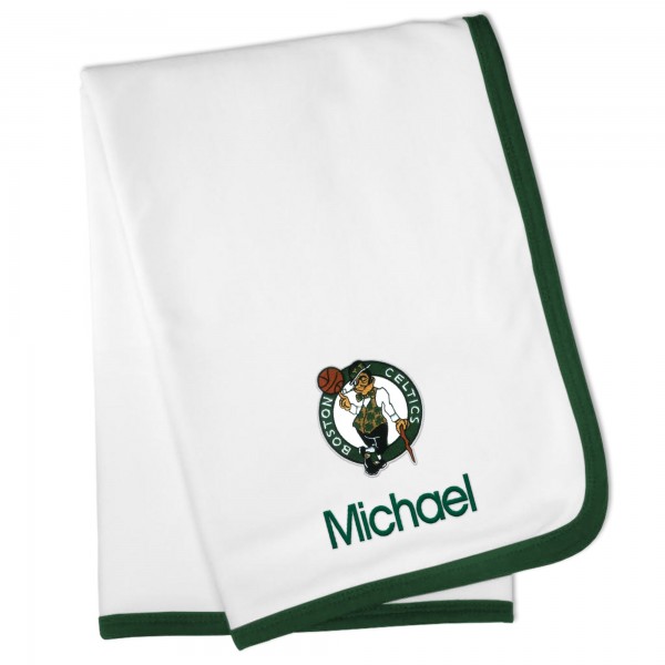 Именной плед Boston Celtics Infant - White