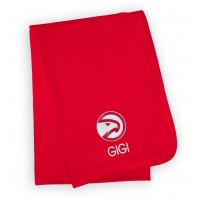 Именной плед Atlanta Hawks Infant - Red
