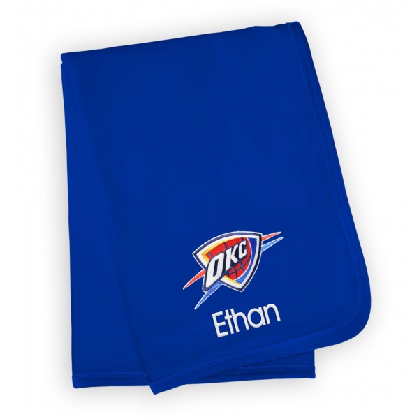 Именной плед Oklahoma City Thunder Infant - Royal