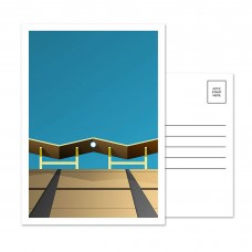 Los Angeles Dodgers Dodger Stadium Outfield Pavilion 5-Pack Minimalist Postcard Set